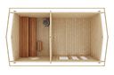 Vorschaubild Wolff Finnhaus Saunahaus Gyda 5431 - 44 mm