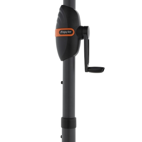 doppler Mittelmastschirm myZONE 305 Auto Tilt, Aluminium Anthrazit / 100 % Polyester 180 g/m²