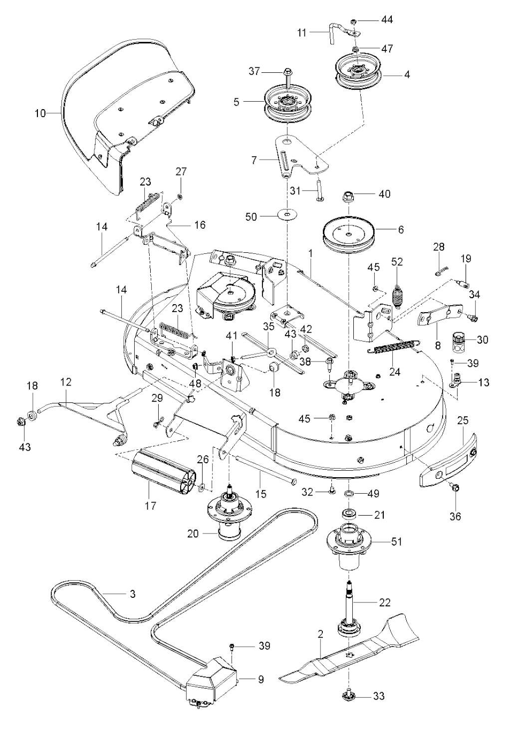 Explosionszeichnung Ersatzteile