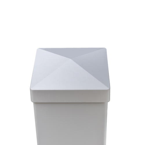 Groja Zaunpfosten inkl. Pfostenkappe zum Einbetonieren für Zaunsystem BasicLine 