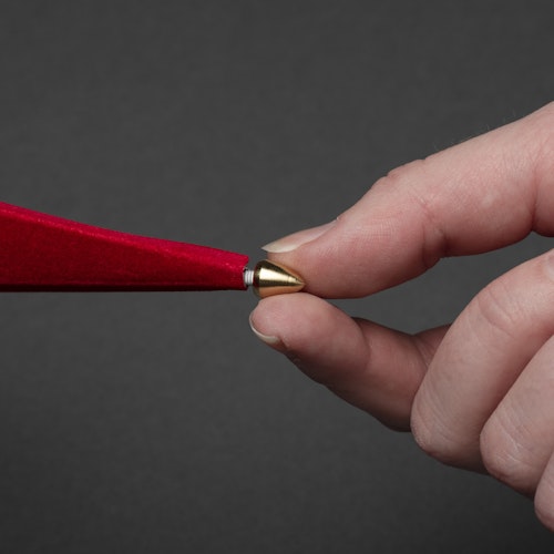 Konstsmide Weihnachtsbeleuchtung  Roter Papierstern rotem Samt perforiert