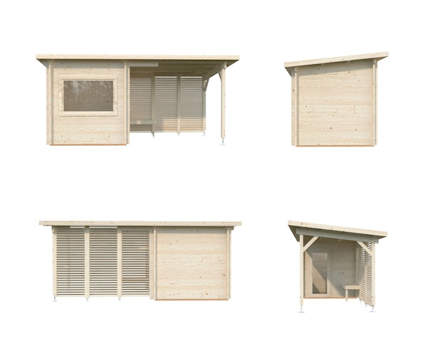 Palmako Saunahaus Sanna 4,1 + 5,9 m²