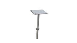 Cobra Fastener Fundament Flat support 90x90 mm feuerverzinkt NF P 94-150-1 zertifiziert