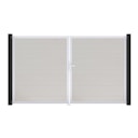 Vorschaubild GroJa BasicLine Schmal Doppeltor Rahmen Aluminium EV1 3000 x 1800 mm