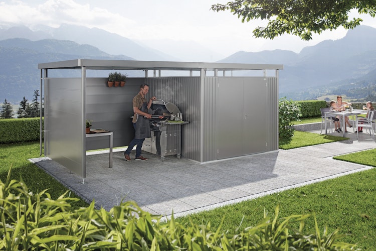 Biohort Rückwand für Seitendach zu Gerätehaus HighLine H2, H3, H4, H5, H6