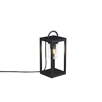 Konstsmide Bodenlaterne klein Bologna, schwarz, mit E27 Sockel (7533-750)