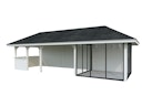 Vorschaubild Palmako Pavillon Bianca 24,9 m² Set 216 Slide - 28 mm