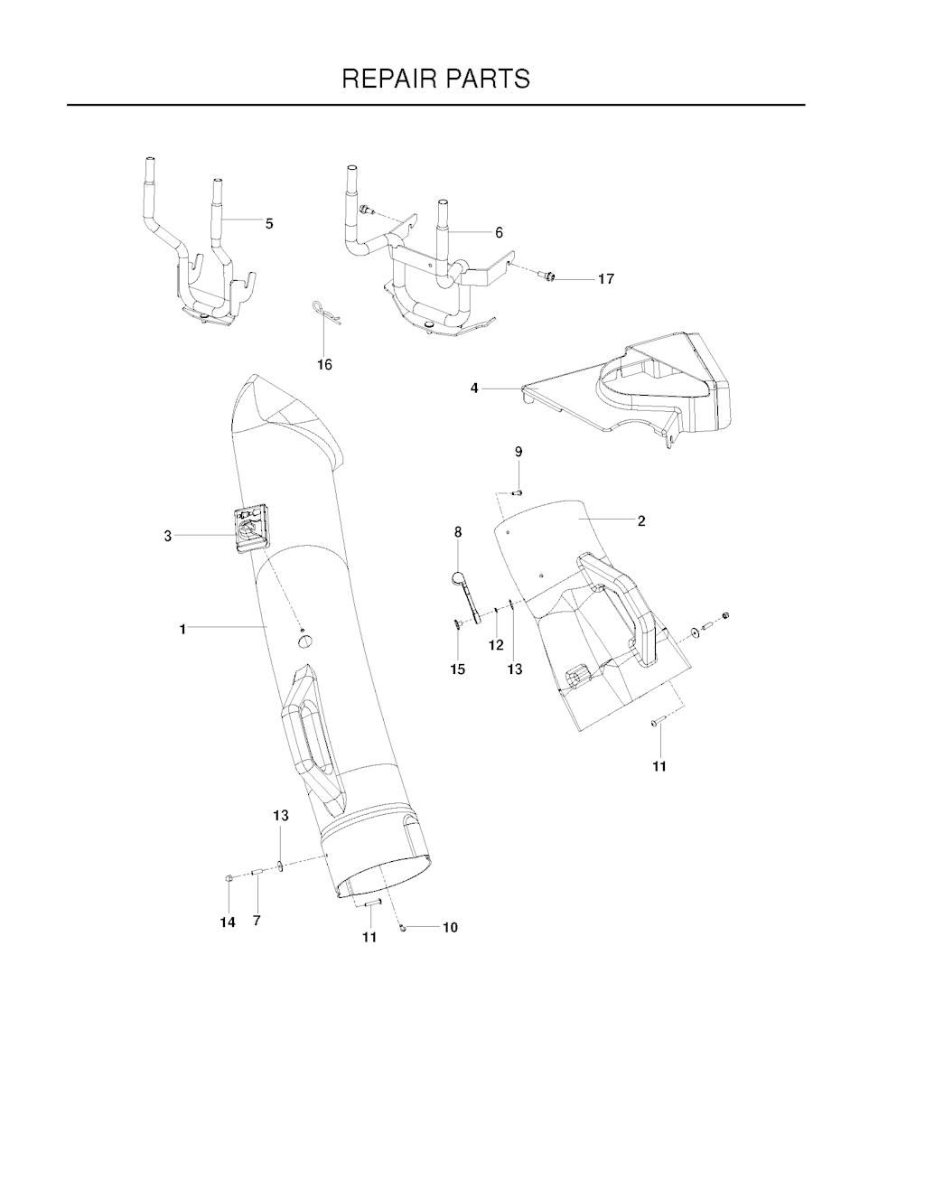 Explosionszeichnung Ersatzteile