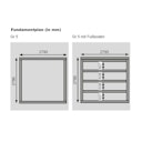 Vorschaubild Karibu Woodfeeling Gartenhaus Bastrup 5 naturbelassen - 28 mm