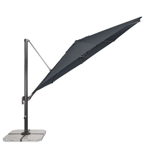 Derby Pendelschirm RAVENNA 400, Aluminium Anthrazit / 100 % Polyester 200 g/m²