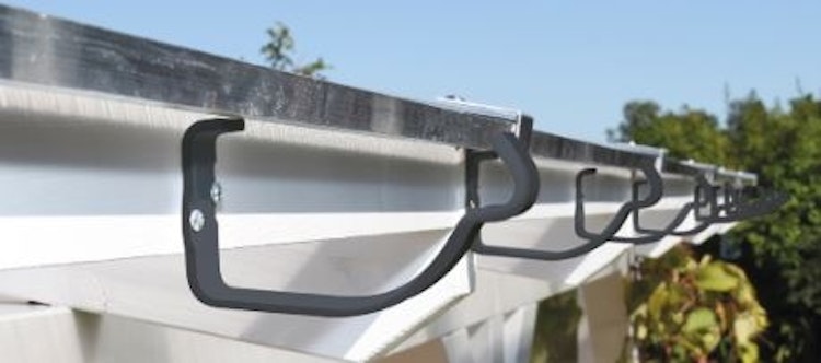 Skan Holz Metall Regenrinnen-Set für Terrassenüberdachungen / Anlehncarports