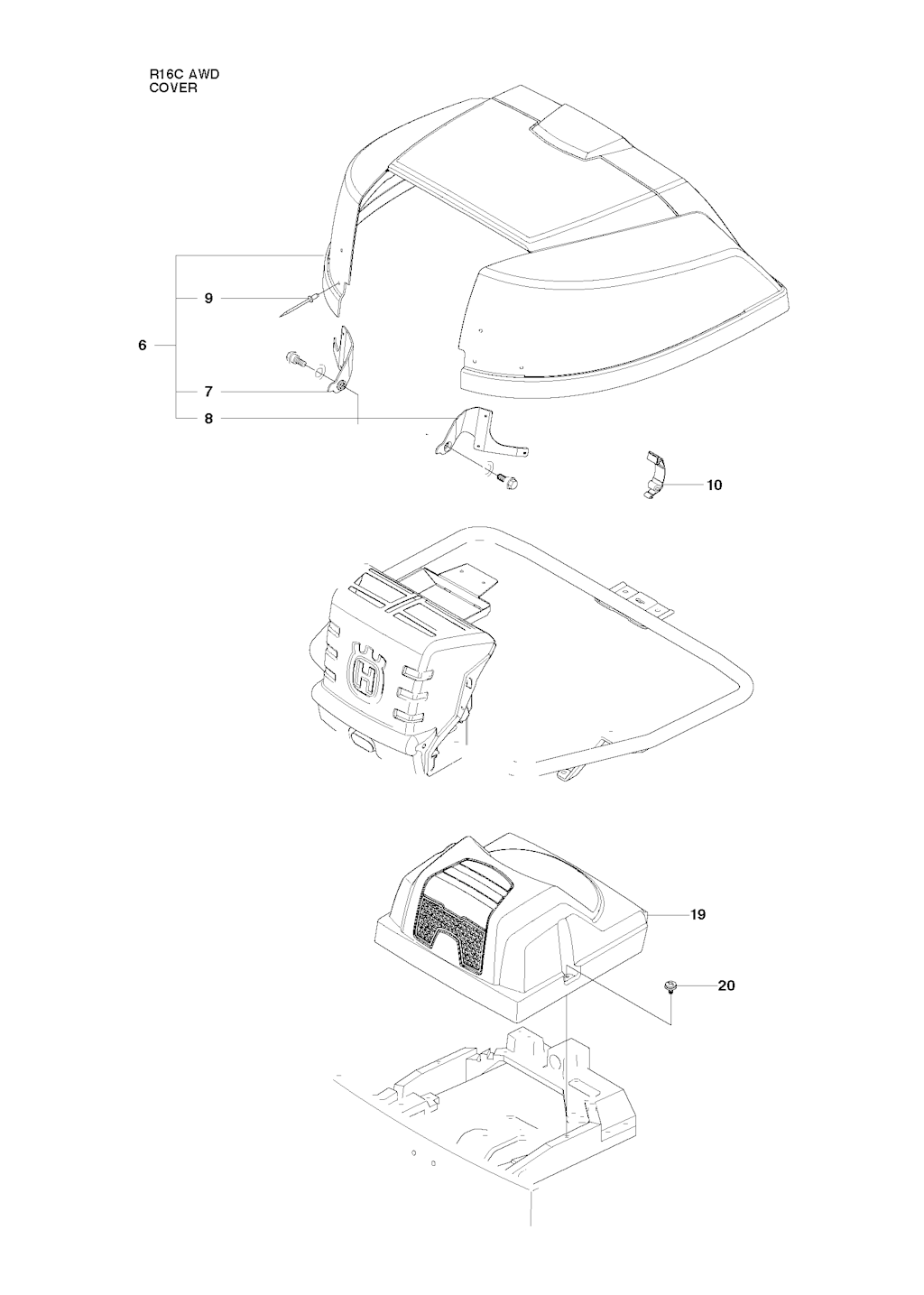 Explosionszeichnung Ersatzteile