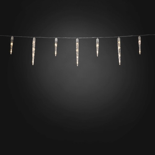 Konstsmide Weihnachtsbeleuchtung  LED 32 Eiszapfen Lichtervorhang Multifunktion