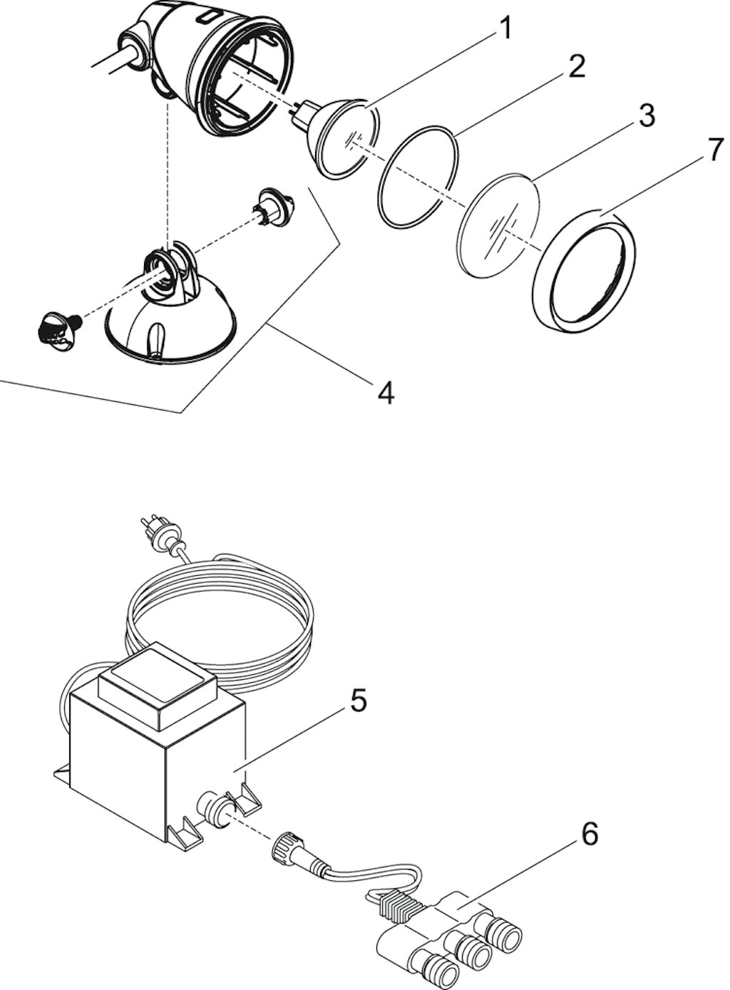 Explosionszeichnung Ersatzteile