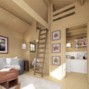 Vorschaubild Weka 45 mm Weekendhaus 155