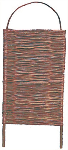 T&J ALESSIA Steckparavent aus Weidengeflecht 56 x 90/116