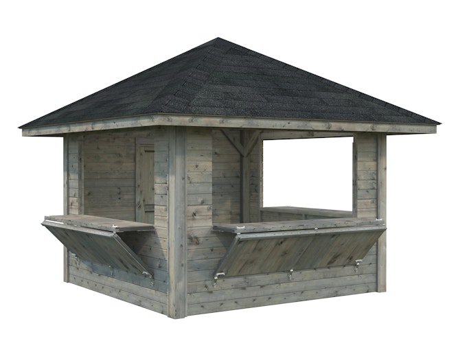 Palmako Marktstand Bianca 8,3 m² Set 106 - 28 mm