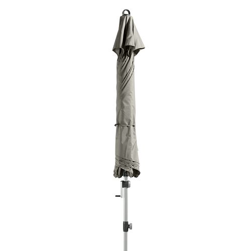 doppler Mittelmastschirm EXPERT 280 Auto-Tilt, Aluminium Silber / 100 % Polyester 180 g/m²