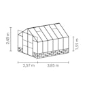 Vorschaubild Vitavia Gewächshaus Cassandra 9900 inkl. 4 Dachfenstern - 9,9 m²