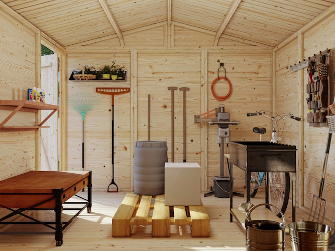 Palmako Gerätehaus Dan 14,7 m² - 16 mm