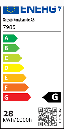 Konstsmide Wandleuchte Carrara, weiss, rund (7985-250)