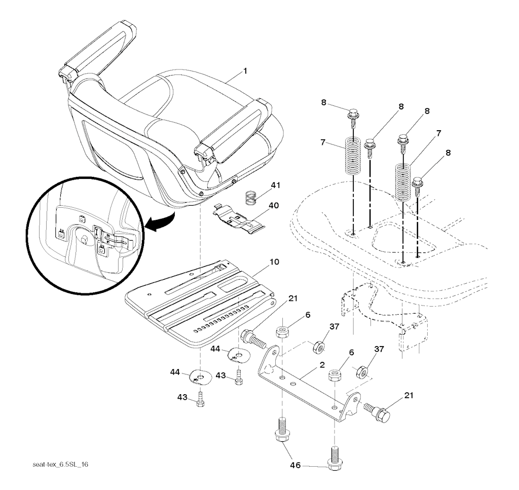 Explosionszeichnung Ersatzteile