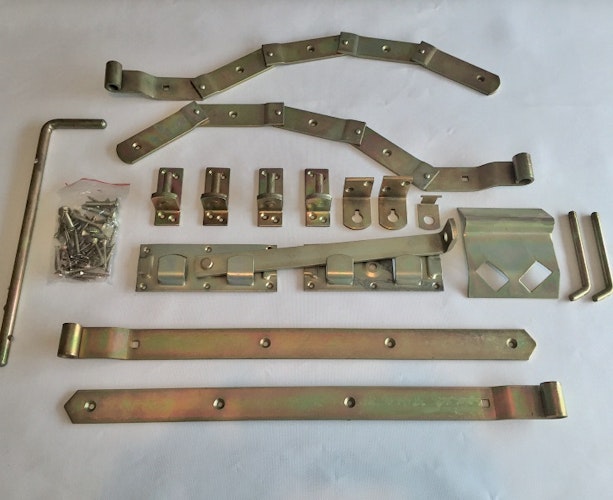 T&J Doppeltor Beschlag gebogen