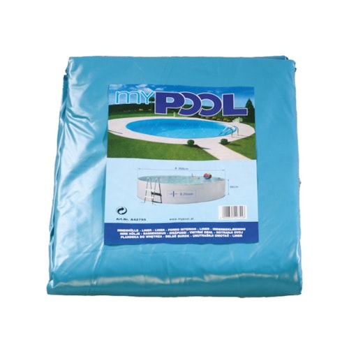 MyPOOL Ersatz-Poolfolie für Ovalpool 4,50 x 2,50 x 1,20 m 0,4 mm stark mit Einhängebiese - 9704121600