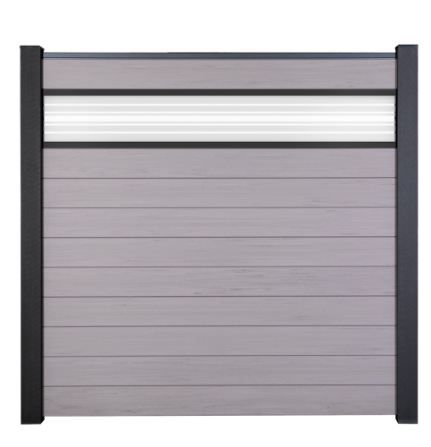 GroJa Solid Stecksystem Bausatz Quadratisch inkl. Glas-Designeinsatz 30cm