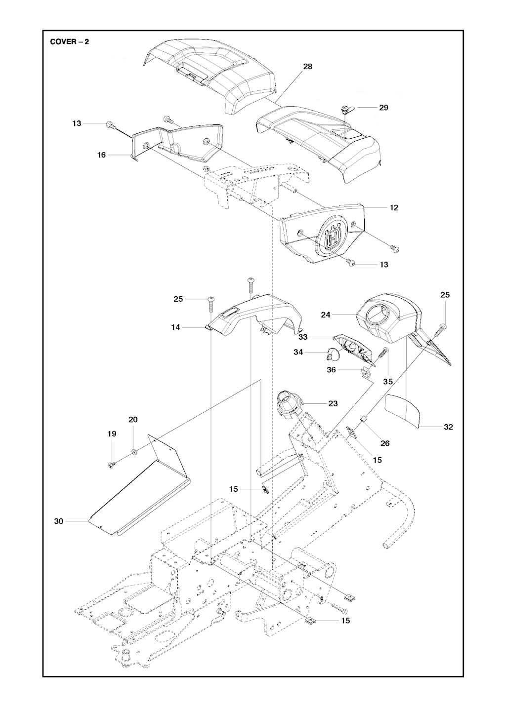 Explosionszeichnung Ersatzteile