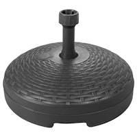 doppler Füllsockel Rattan-Optik 18 Liter, Kunststoff Anthrazit