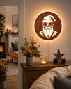 Vorschaubild Badeko Wandbild ,,Schneemann-Sepp“ inkl. LED in Edelrostoptik