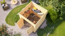 Vorschaubild Weka Design-Gartenhaus Batu - 28 mm - Modern Storage
