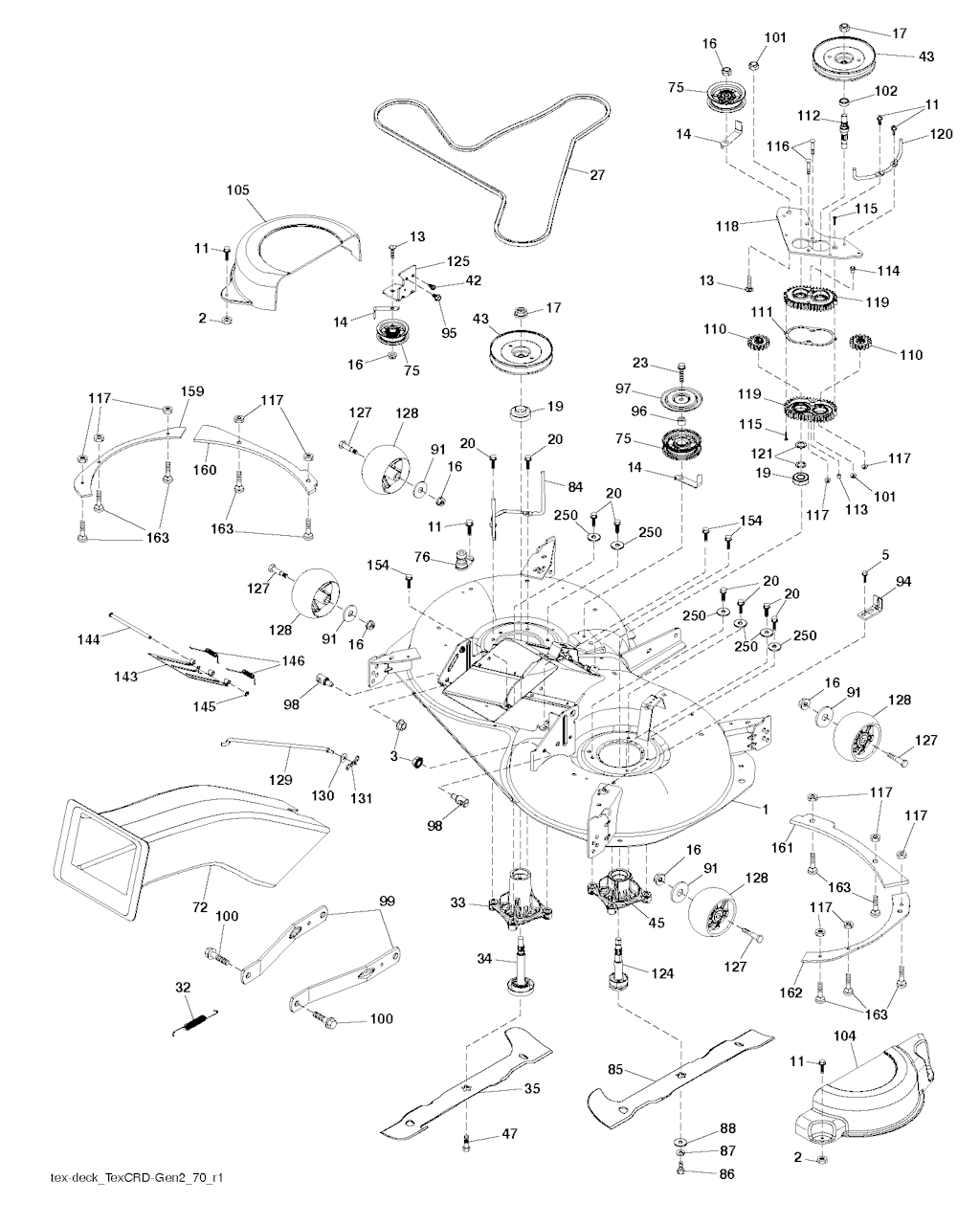 Explosionszeichnung Ersatzteile
