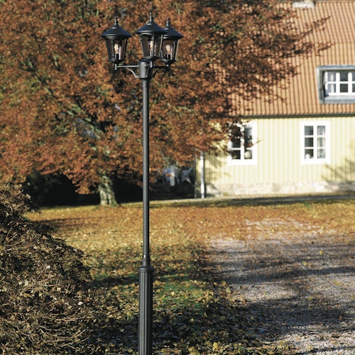 Konstmide Gartenleuchtenkopf  Virgo, 3-flammig, versch. Farben