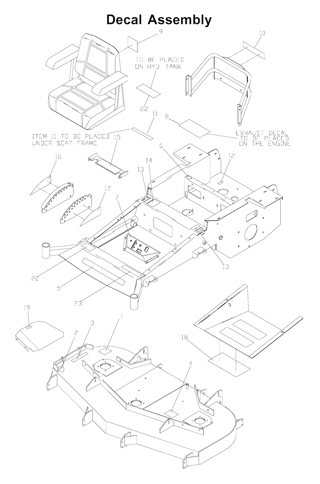 Explosionszeichnung Ersatzteile