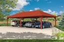 Vorschaubild Skan Holz Carport Taunus 1176 x 634 cm