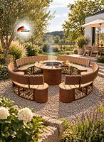 Badeko Grill-/Feuerstelle „Freiburg Deluxe“ in Edelrostoptik