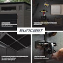 Vorschaubild Suncast Kunststoff-Gerätehaus Modernist – stahlverstärkt (klein)