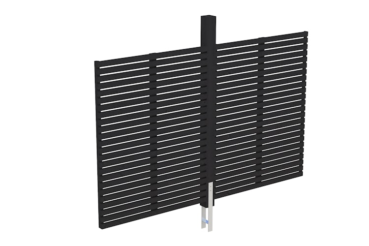 Skan Holz Rückwand Rhombus passend für Einzel-Carport Spessart