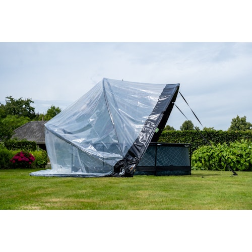 EXIT Pool Abdeckungs-Kuppel am Boden ECO universal - Ø460 / Ø550 cm