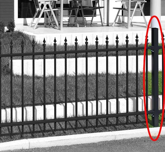 Alberts® Zaunpfosten für Zaunsysteme aus Aluminium