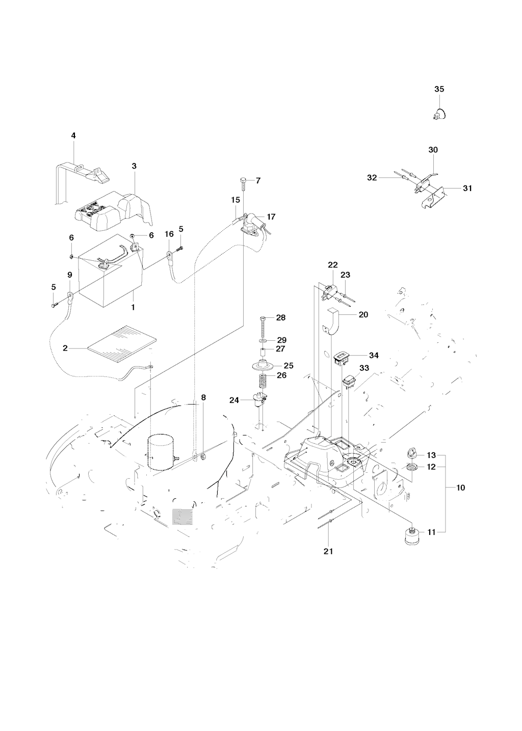 Explosionszeichnung Ersatzteile