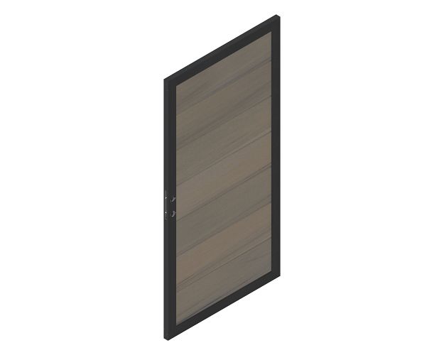 OSMO Multi-Fence Co-Extrusion Tor Anthrazit 89x178 cm