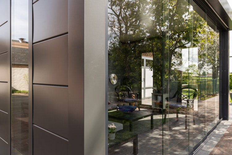 Telluria Glasschiebewände für Pavillon Singolo 3630