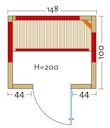 Vorschaubild Infraworld Infrarotkabine Vario Natura 148 inkl. 5-teiligem gratis Zubehörset