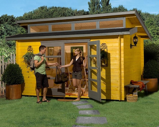 Weka 28 mm Gartenhaus 158