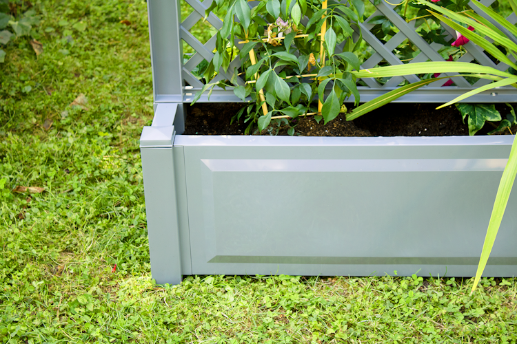 KHW Pflanzkasten groß mit Zentralspalier (2-tlg.) 100 cm