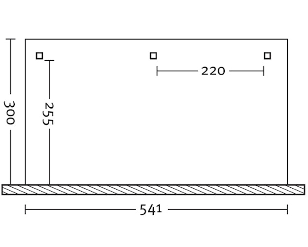 Skan Holz Terrassenüberdachung Andria mit Mittelpfosten Breite 541 cm