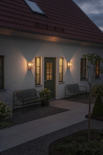 Konstsmide Wandleuchte Carpi mittel, versch. Farben